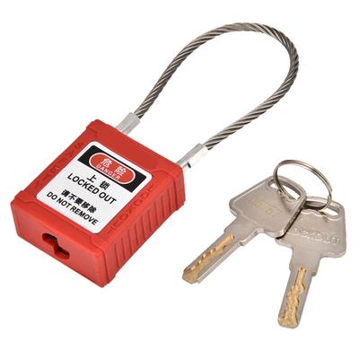 Lucchetto di Sicurezza per Ingegneria Corda Lucchetto a Trave Lunga Etichetta di Lockout Tag Out Lucchetto di Isolamento