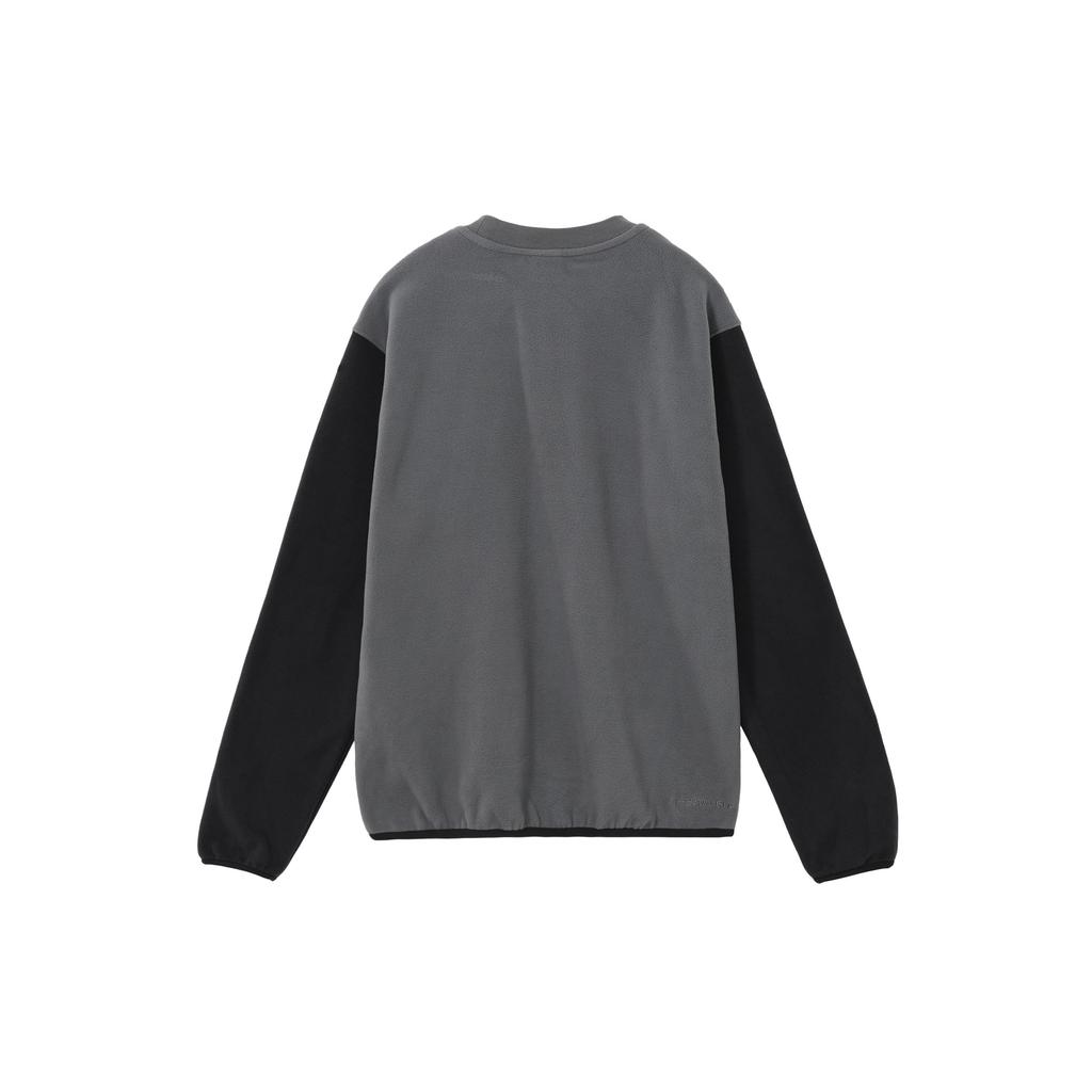 Nike Sportovní fleecová mikina s potiskem loga a přední kapsou Pánské topy Šedá FD2376-068