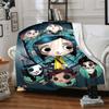 1pc Coraline (2) Blanket, Gift, for Men and Women, Soft Blanket, Good for Sofa Bed Couch Travel, Lightweight Flannel Blanket