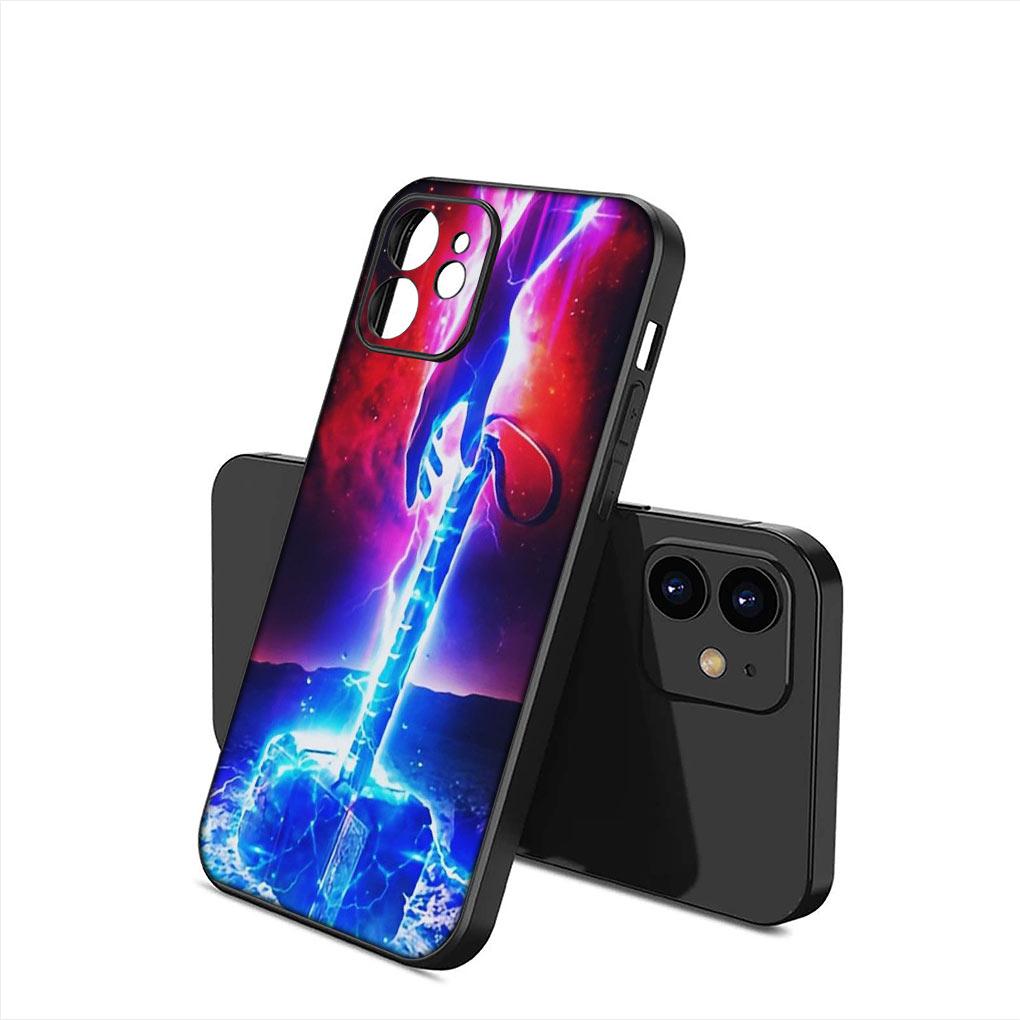 Thor Odinson Hammer Marvels Hulk Phone Cover Casing for Apple iPhone 15 14 Plus 13 12 Mini Pro Max XR + 13Pro 14+ 15+ Soft Case