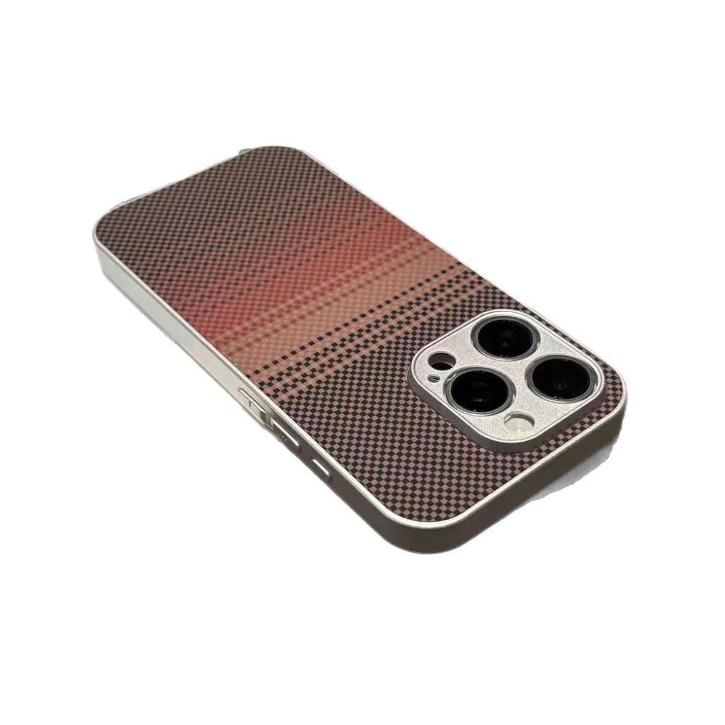 New Imitation Carbon Fiber Case Compatible with Apple 16/iPhone 15 Material 13/14 Phone Case 12 Pro Max