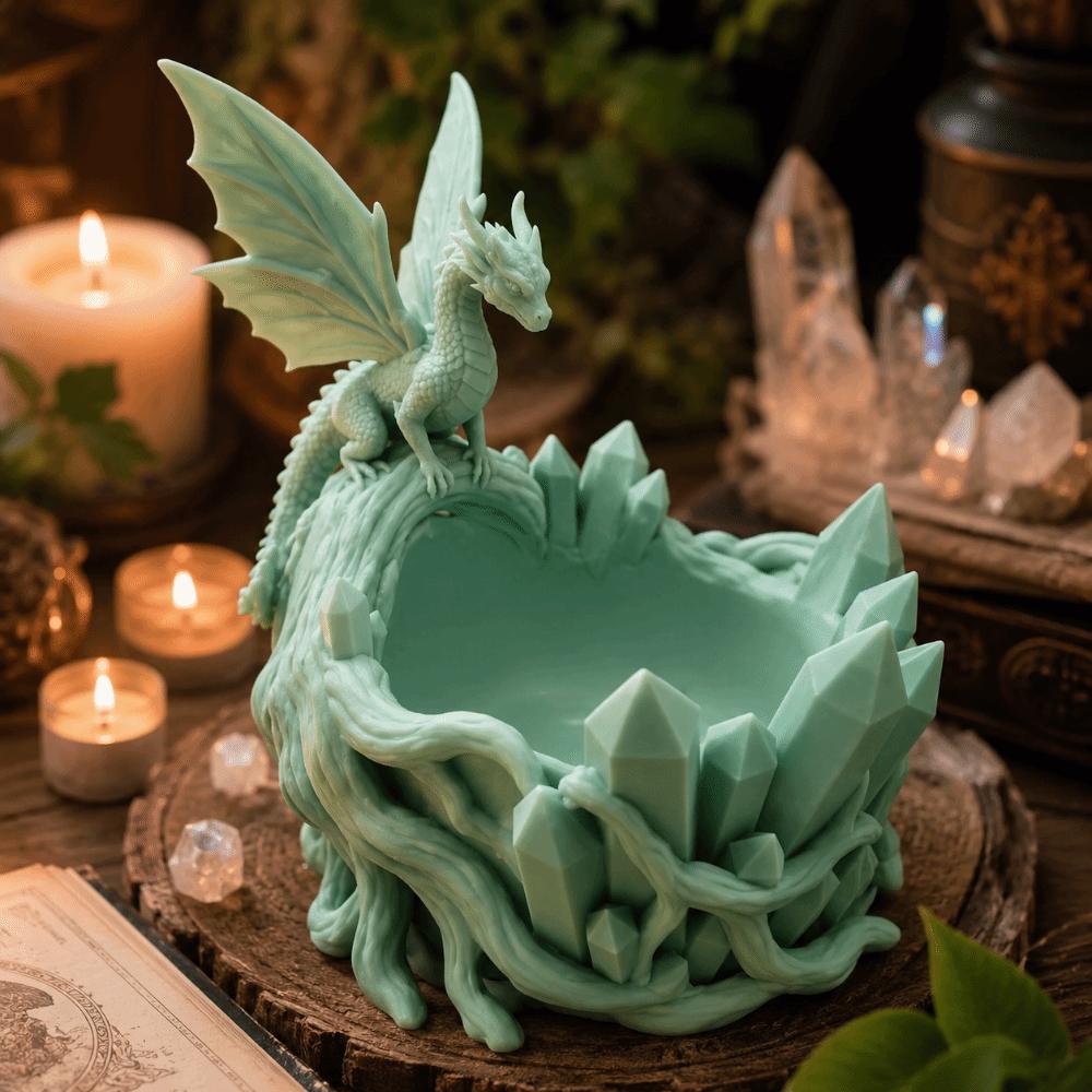Ornaments Jewelry Holder Gothic Style Storage Organizer Dragon Storage Bowl Gift For Dragon Lover