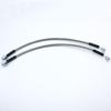 1Pair 10mm 20° Banjo + 3/8-24 Female Inverted AN3 Stainless Braided Universal Hydraulic Brake Hose Clutch Oil Line Tube