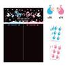 Paper Gender Revealed Voting Game Festive He or She Poster Board Boy or Girl Poster Board  Boy Girl
