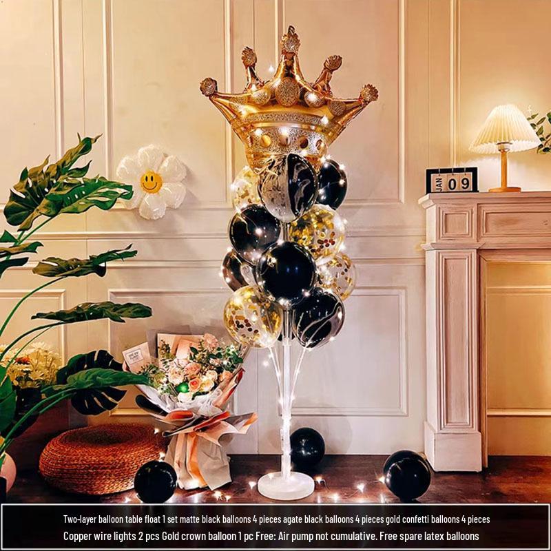 Luminous Balloon Floor Stand for Events: Birthday, Wedding, Anniversary, Party, and More.