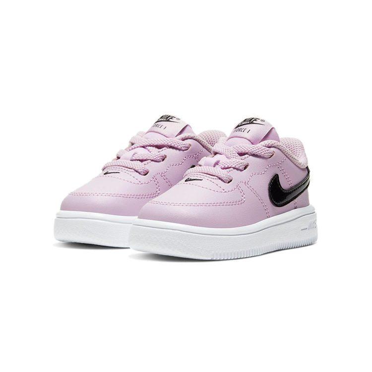 Nike Air Force 1 18 Low top Skateboard Shoes Ice Light Purple Infant And Toddler 905220-500