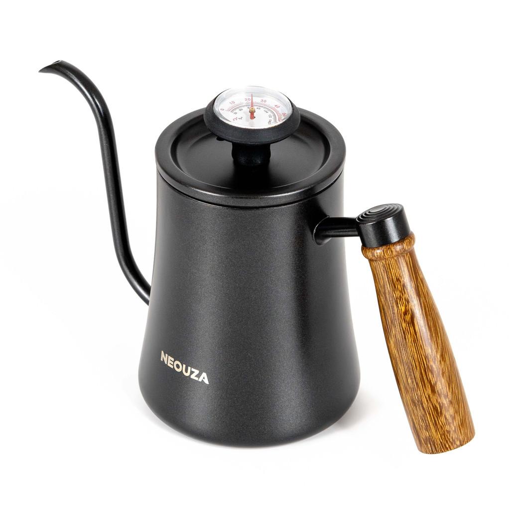 Schwanenhals Pour Over Kaffeekanne Hochpräzises Thermometer Teekanne 304 Edelstahl Wasserkocher