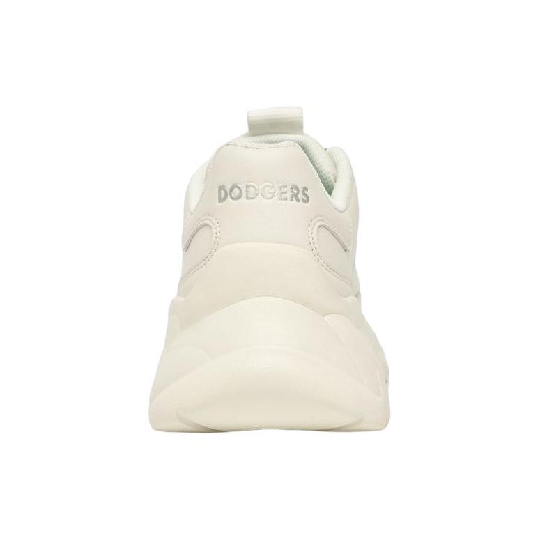 MLB Big Ball Chunky A Aurora Monogram Los Angeles Dodgers Leather Trendy Non-Slip Increased Height Low-Top Dad Shoes Unisex sneakers 3ASHBOR3N-07WHS