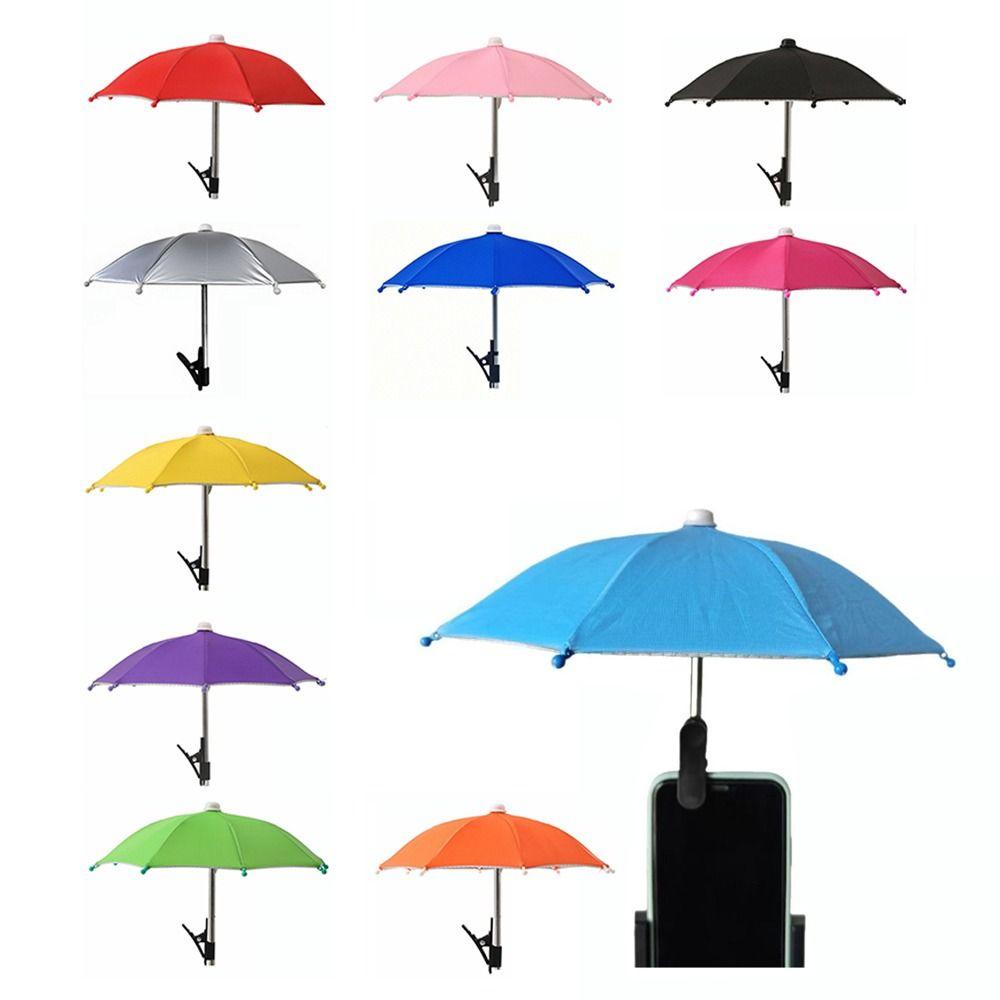 Anti-Glare Phone Umbrella Holder With Clip Phone Fixed Clip  Electric Vehicle