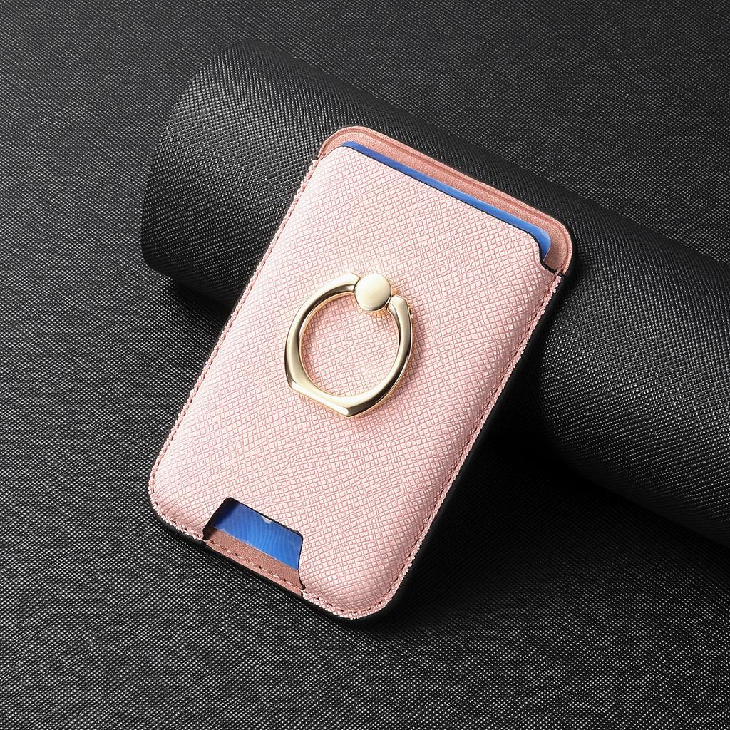Applicable To iPhone15 Magnetic Suction Magsafe Solid Color Card Bag, Card Holder, Apple 16 Back Sticker Strong Magnetic N52 Card Bag.