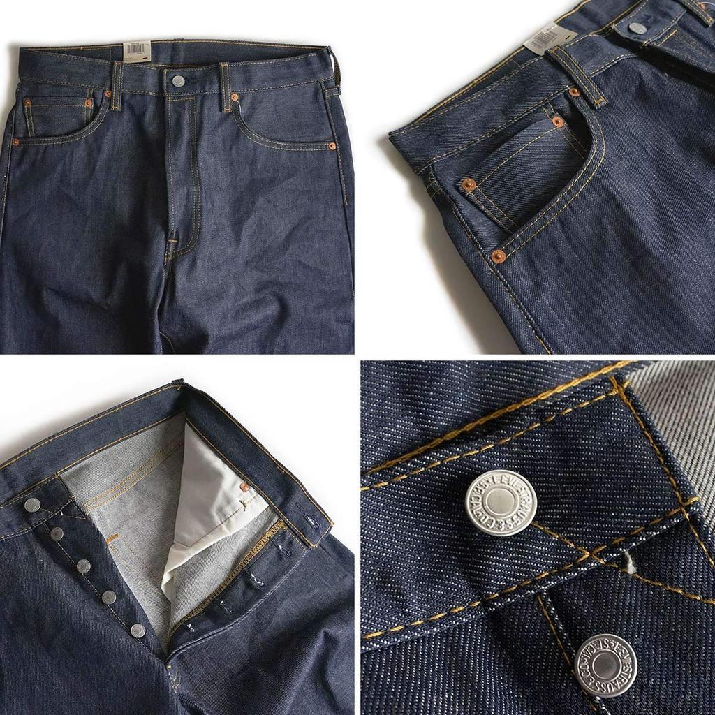 Levi's 501 501-0000 Original Knopfleiste Straight Jeans Rigid STF W38L32