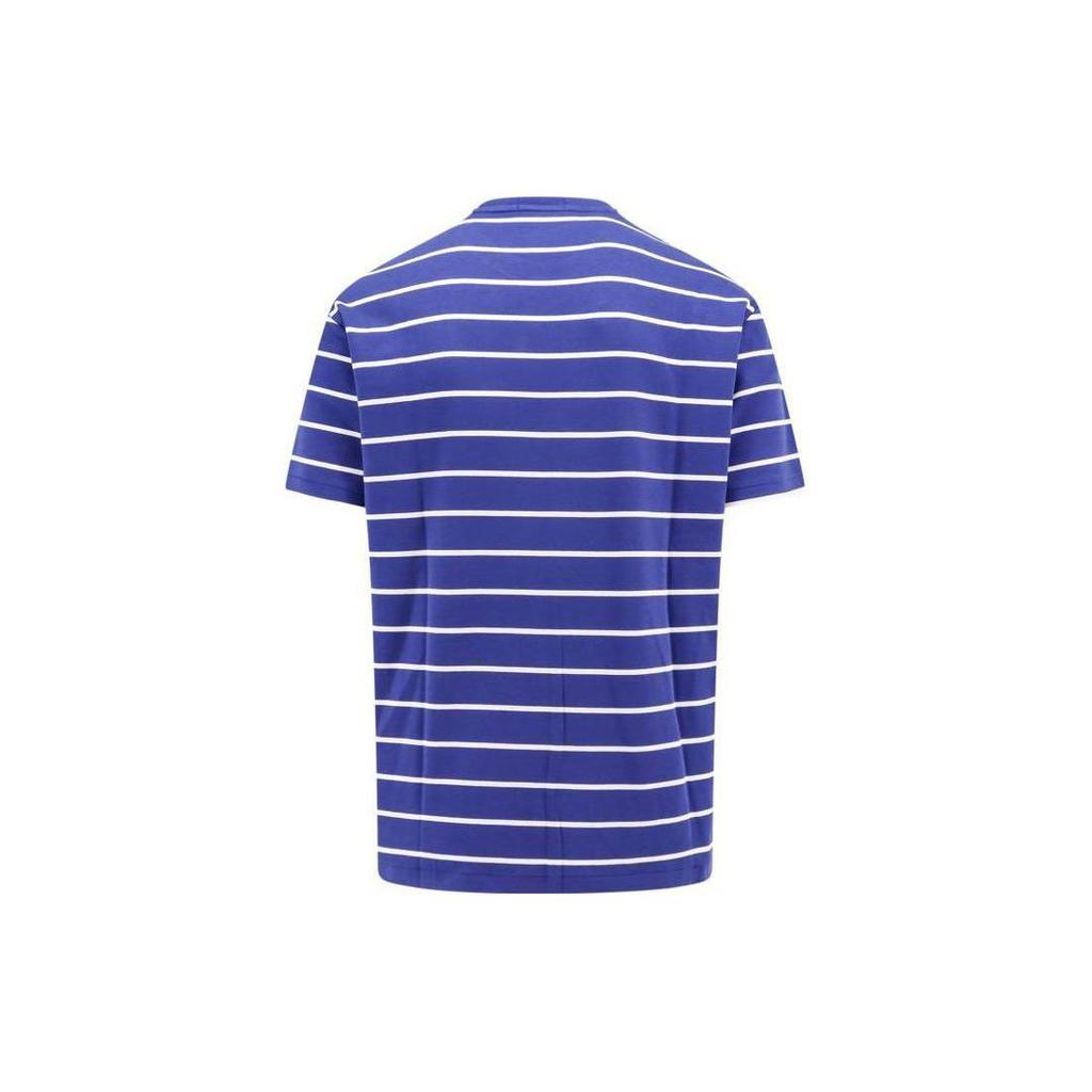 Polo Ralph Lauren Striped Loose Fit Crew Neck T-Shirt Men Tops Blue 710934666-001
