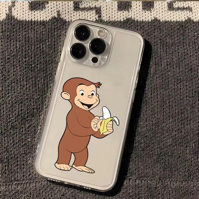 Monkey Graphic Pattern Phone Case For Xiaomi Mi Poco X6Pro X6 X7 X5 Pro Mi Poco F7 Pro F6 F5 Clear Bumper Cover