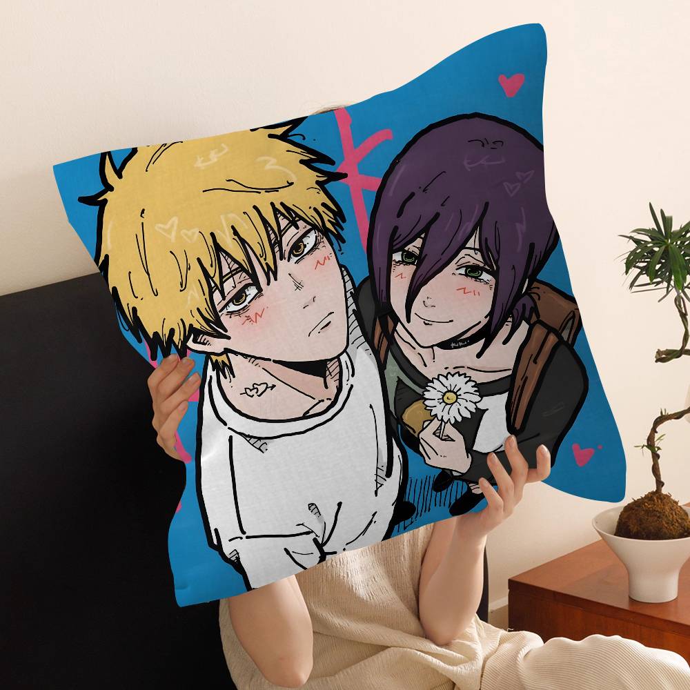 Popular Anime C-Chainsaw M-Man R-Reze A-Arc Pillow Anime Pillow Sofa Bed Head Pillow Cover Cushion Cover 45x45 Cm Fashion
