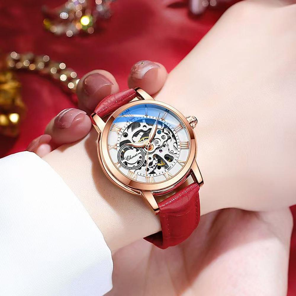 CHENXI Women Automatic Mechanical Watch Top Brand Luxury Stainless Steel Waterproof Wrist Watch