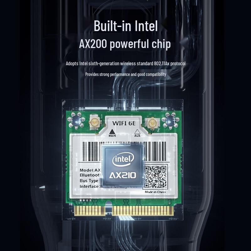 EB-LINK Intel AX210 WiFi 6E Bluetooth 5.2 Mini-PCIe Laptop Wireless Card (CN version)