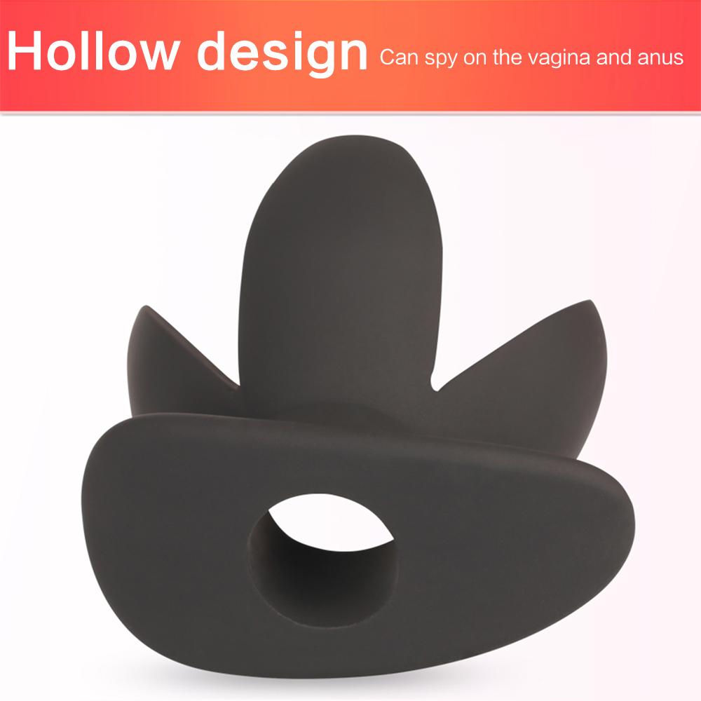 Silicone Anal Dilator Hollow Petal Tunnel Butt Plug Anal Expander Vaginal Speculum Expansion Sounding Anal Adult Sex