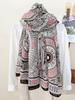 Elegant Women Silk Scarf Beach Wrap Shawl Retro Print Ladies Sunscreen Bandanas Hijab Mujer Boho Scarve Pareo Casual Fashion New