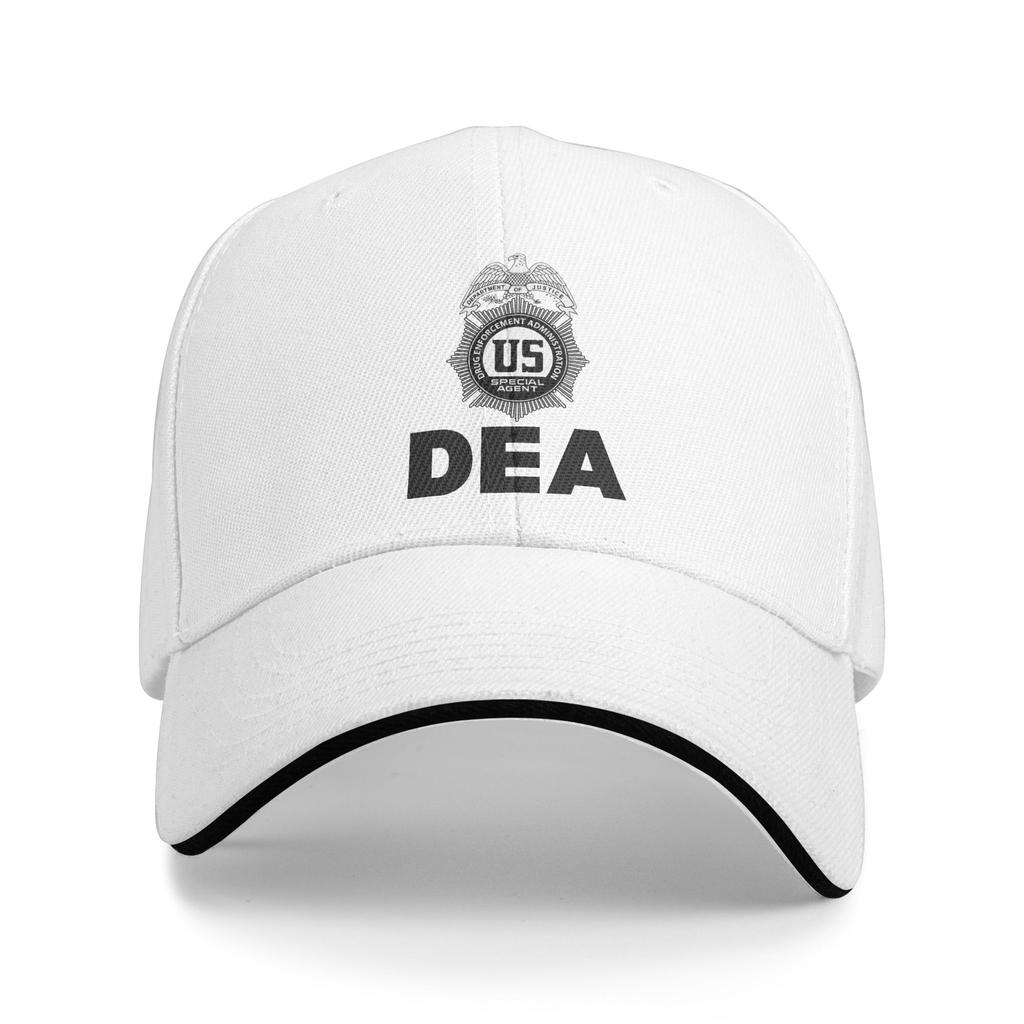 DEA Logo US Federal Interdiction Agency Baseball Caps Hip Hop Sandwich Hat Unisex Style Adjustable Headwear Fishing