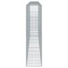 Vidaxl Gabion Basket with Lid, 500X50X200 Cm, Galvanized Iron