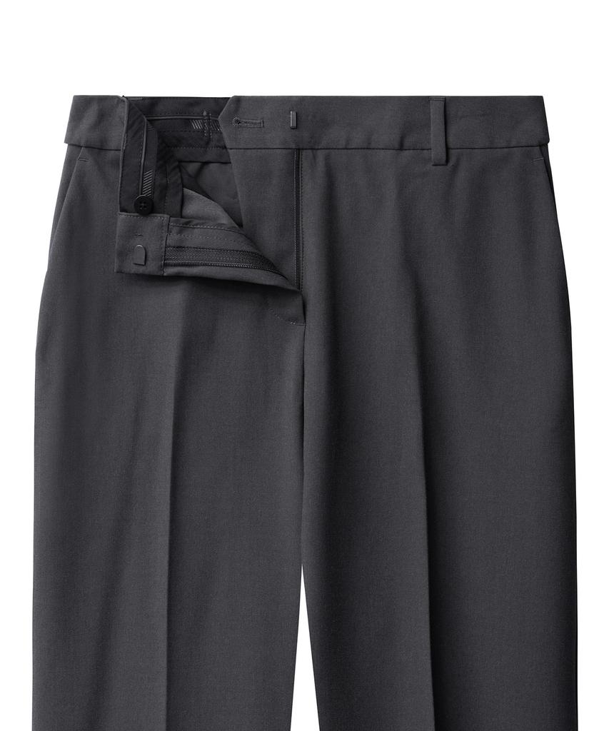 MUSINSA STANDARD WOMAN Women'S Flare Slit Hidden Banding Slacks [Gray]