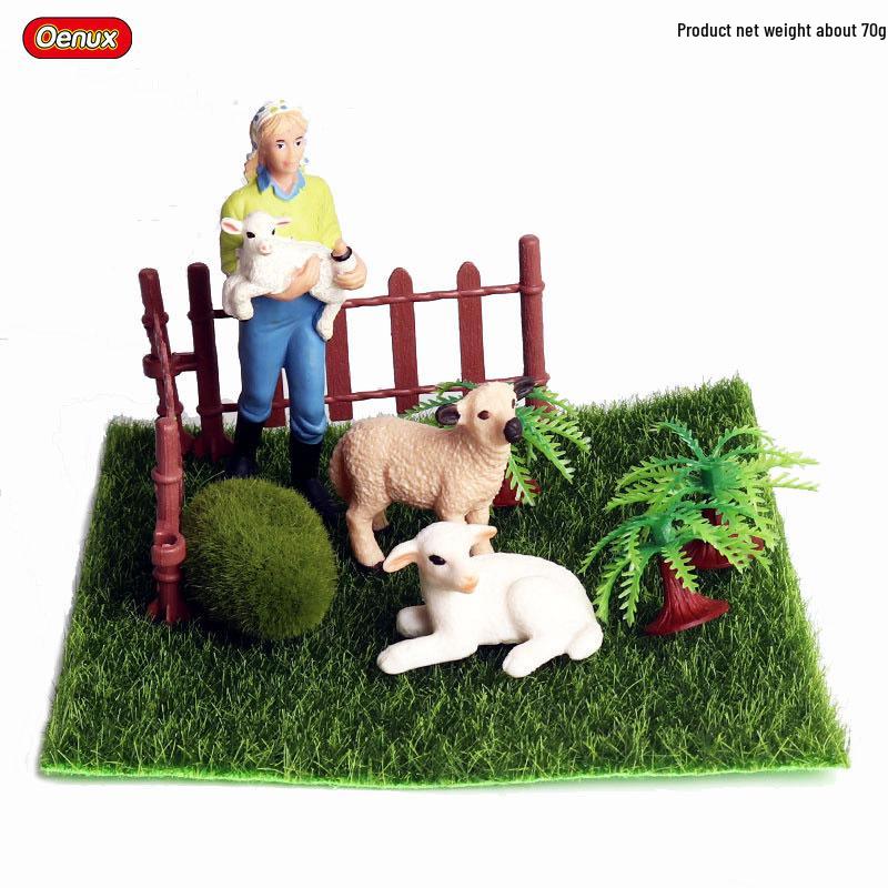 Children's Cognitive Animal Model Toy - Donkey Foal & Zebra Ornament