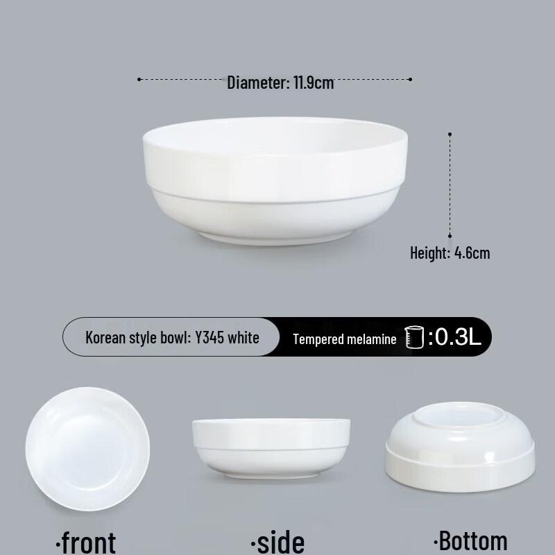 Commercial Extra Thick Melamine Multi-Purpose Bowl