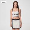 Spring-Summer Nude Contrast Strappy Sports Bra - Shockproof Women's Fitness Yoga Bra