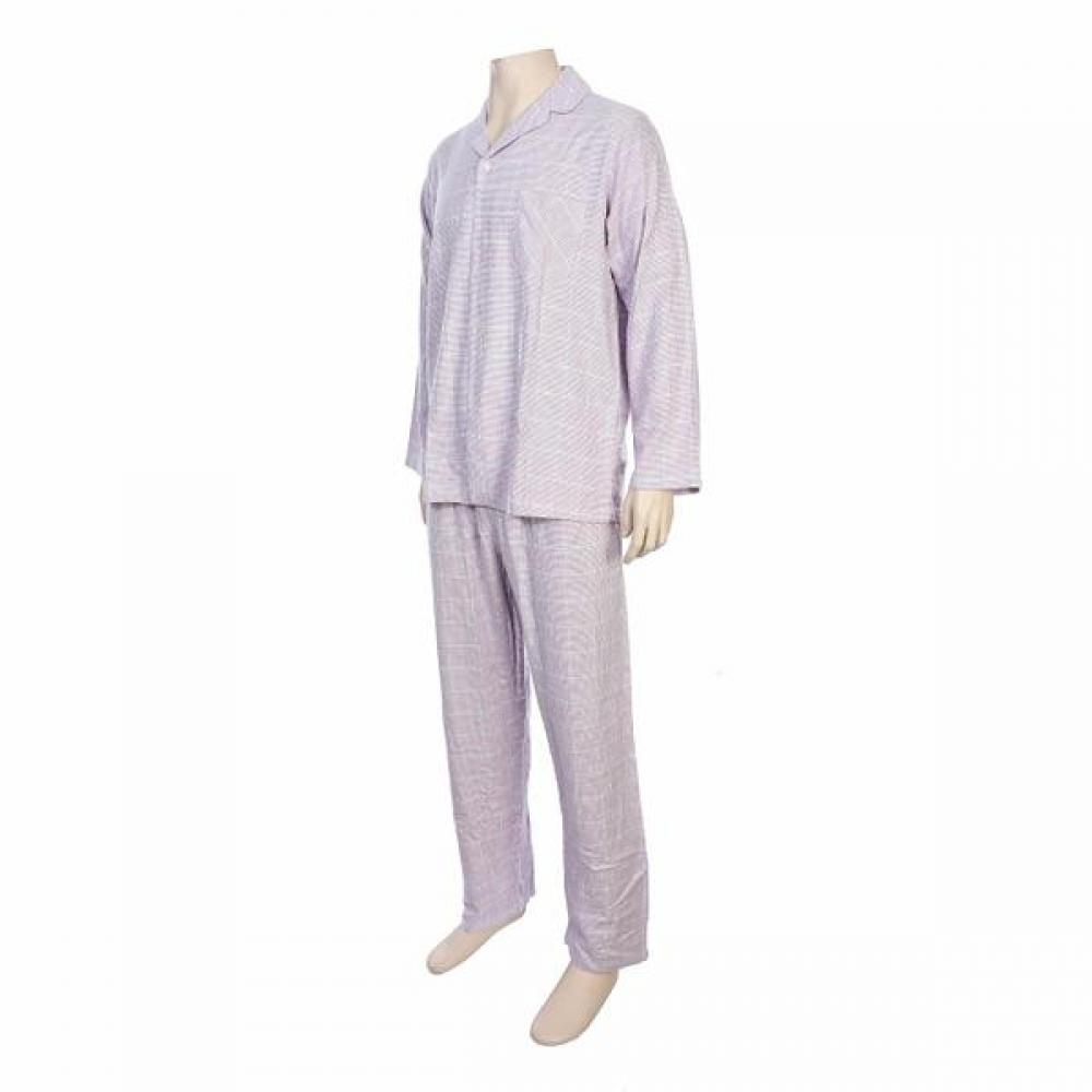 BARBARA Men S Violet Check Pajama Amp4992b