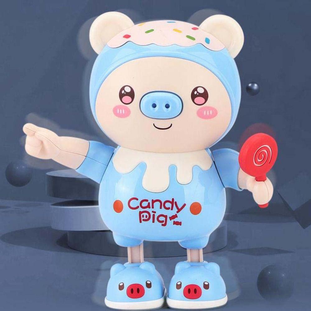 LED Lights Electronic Pets Pig Dancing Toy Swing Early Education Toys  Xmas Gifts