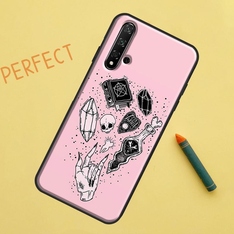 Witchcraft Occult Pentagram For Huawei Nova Y91 Y70 Y72 Y73 Y60 Y90 Y61 8i 7i 11i 12i 12s 9 10 SE P20 P30 P40 Lite Case