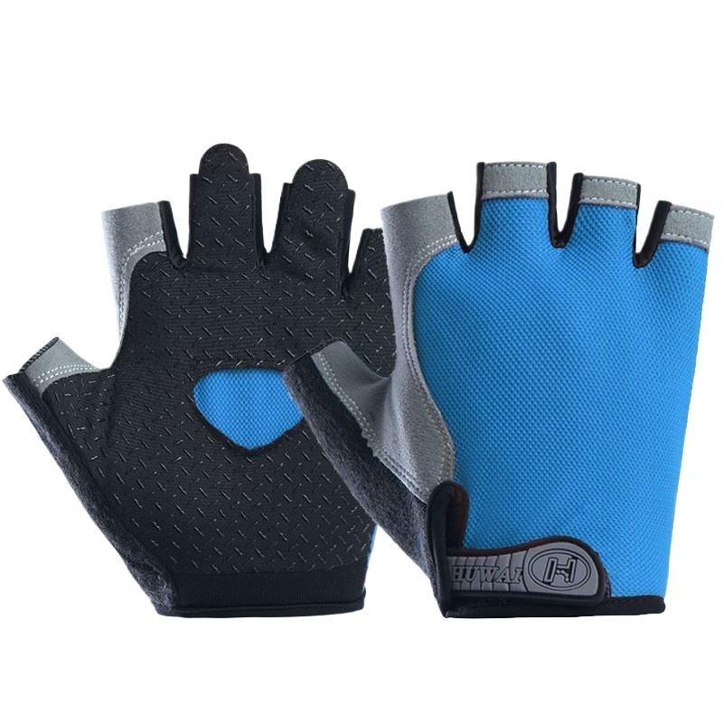 Cycling Motorcycle Gloves for Men Women Breathable Anti-slip Fitness Gym Gloves MTB Bicycle Gloves Summer Sport Fingerless Glove
