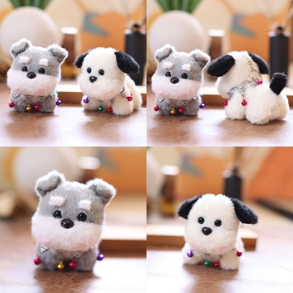 Cute Dog Plush Doll With Pp Cotton Filling For Bag Accessory And Collectible Gift