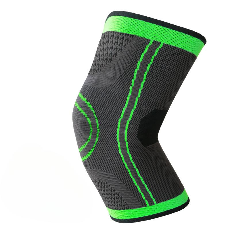 

Одинарная нейлоновая защита для бега с прижимным ремнем. Трикотажные наколенники для баскетбола и скалолазания 3D для занятий спортом Four Seasons. XXL-Single