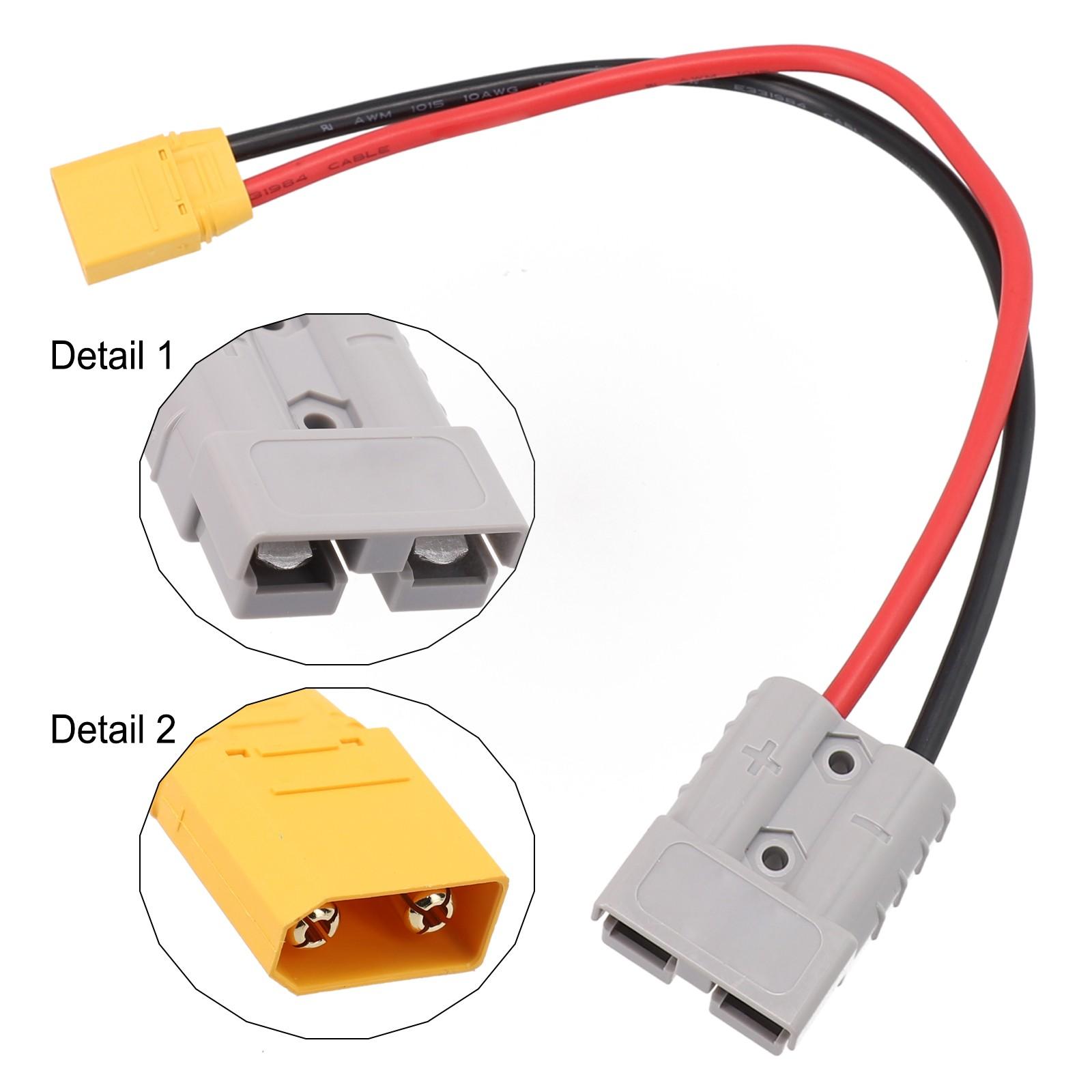 

50Amp Adapter Cable Female/Male Head Tinned Copper Core Male Head