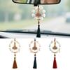 Car Interior Buddha Pendant Decorative Rear View Mirror Charm Hangable Buddha Aesthetic Ornament For Truck RV Minivan Pickup