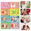 Funny Assemble Stickers Cartoon Animal  Face Expression Kids Boys Girls Gifts Cartoon Animal  Face Features Assemble