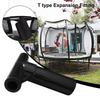 Trampoline T Joint Parts Expansion Fittings Trampoline Enclosure Replacement Trampoline Pole Caps Expansion Fittings Fixed