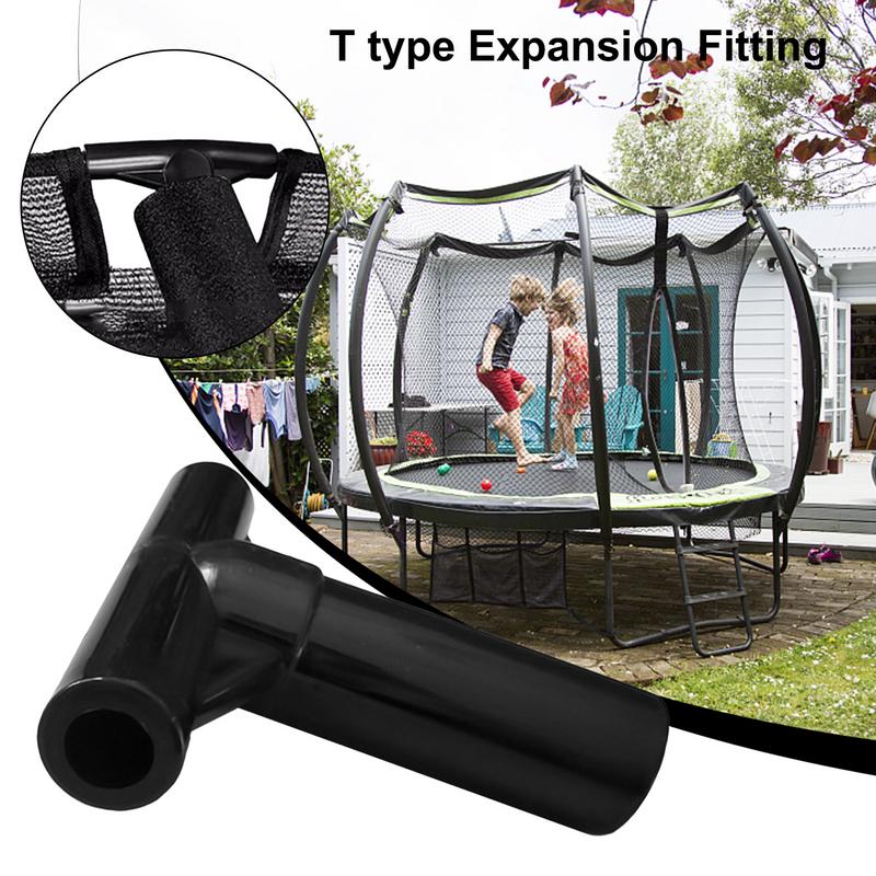 Trampoline T Joint Parts Expansion Fittings Trampoline Enclosure Replacement Trampoline Pole Caps Expansion Fittings Fixed