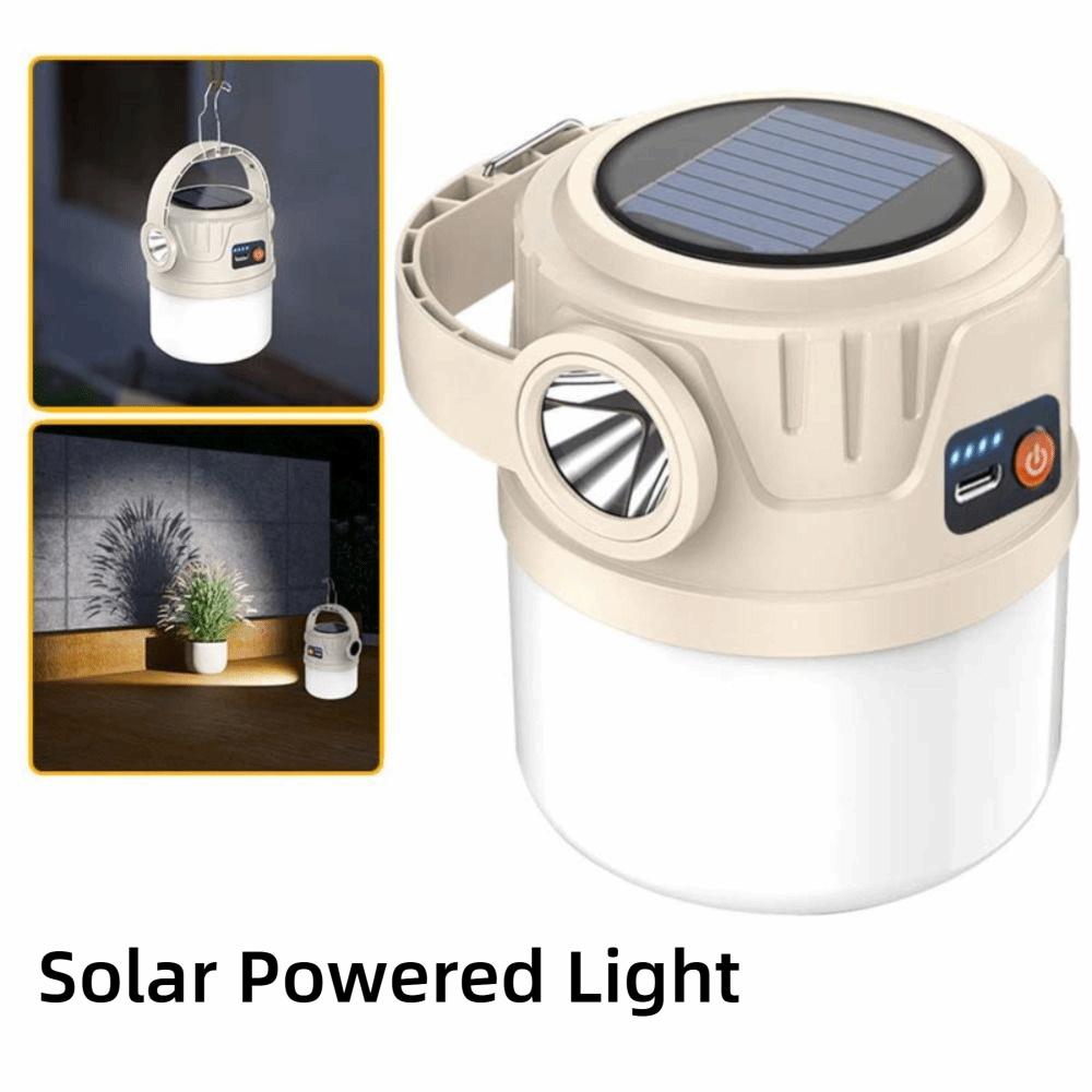 IP55 Waterproof Solar Powered Light LED Light Rechargeable Light Camping Light  Hiking Tent