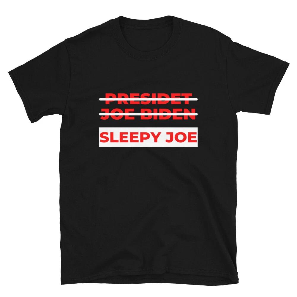 Pro Trump Anti Biden Sleepy Joe Political T-Shirt M