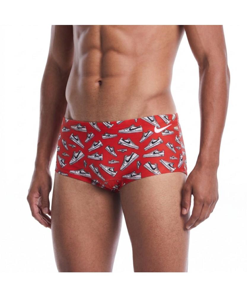 NIKE SWIM Men'S Swimwear Men'S Tossed Sneakers Square Leg Briefs Nessf023-614