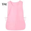 Heavy Duty Craft Apron for Women Unisex Cobbler Smock with 2 Deep Pockets, Adjustable Side Work Pockets Ties Server Apron, Polyester Vest Kitchen