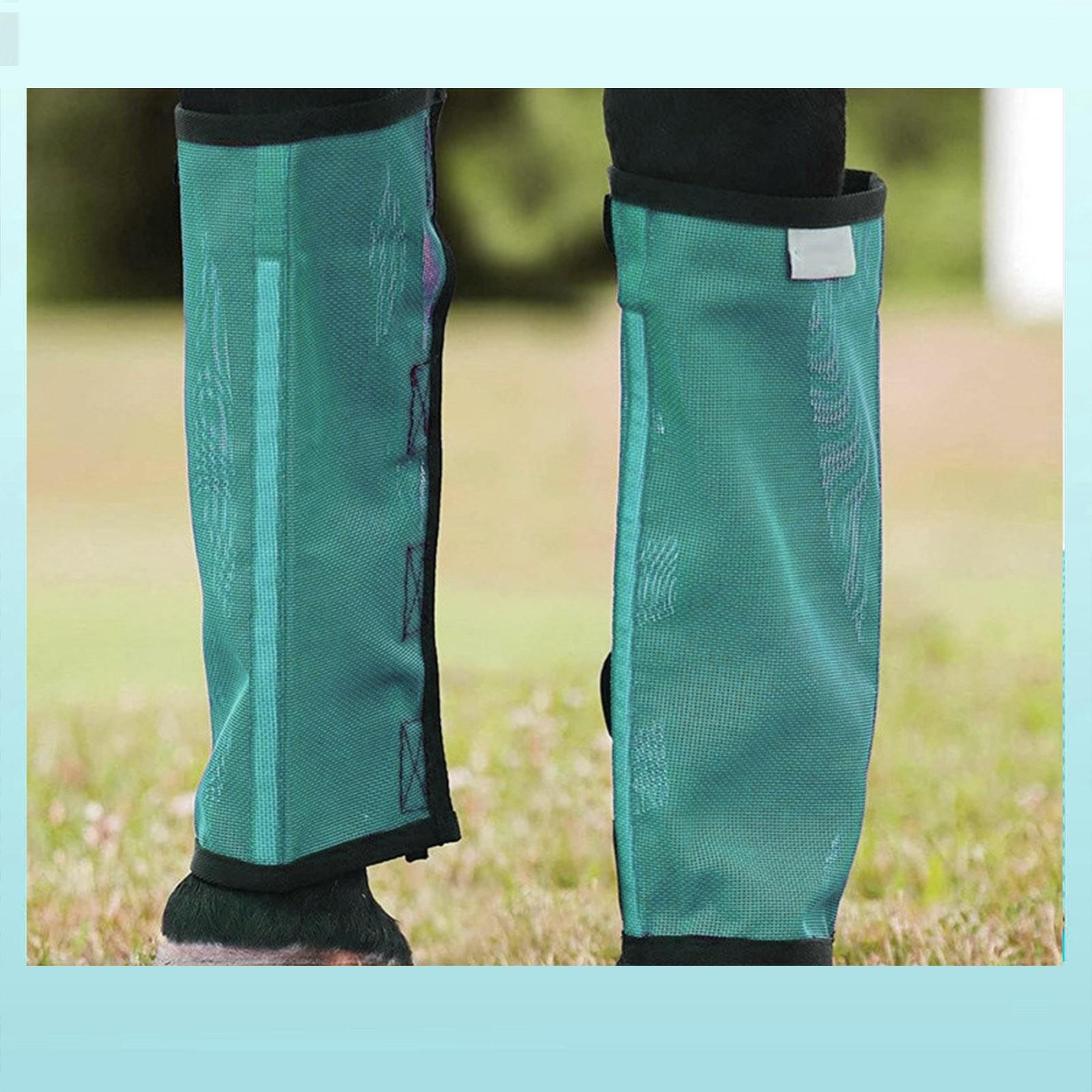 

Конская амуниция Защита ног лошади Копыто лошади Нога лошади Защита от комаров и мух Конские ботинки Дышащая сетка Защита от мух One Size