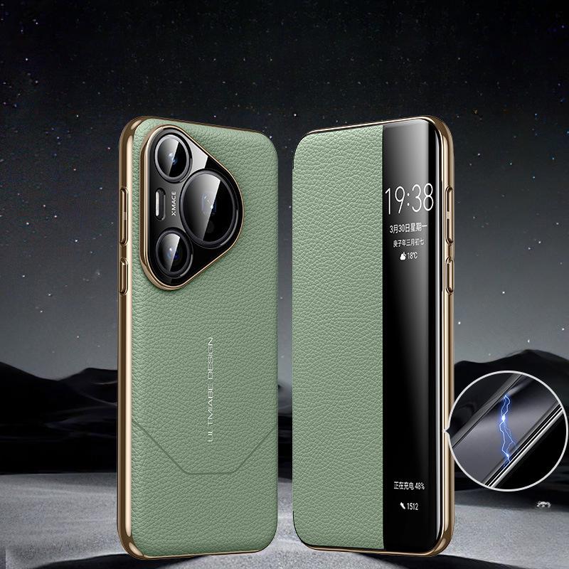 Huawei Pura70pro Phone Case Flip Cover Magnetic P70 Instantly Transform Into An Extraordinary Master Shockproof Business Leather Case