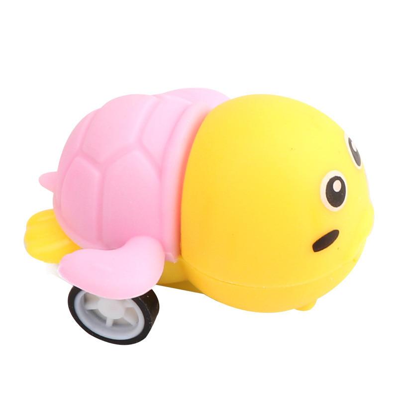 Turtle Mini Duck Animal Vehicle With Rebound Action For Toddler Motor Skills