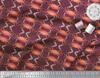 Soimoi Beige Japan Crepe Satin Fabric Crabs Ocean Print Fabric by the metre 42 Inch