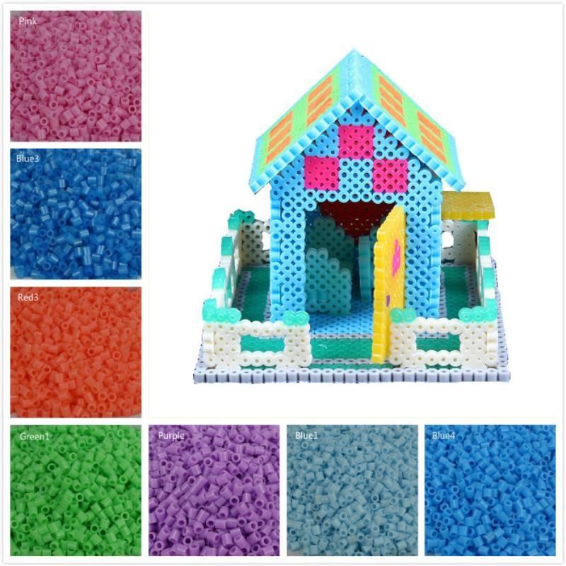 Набор бусин 17 цветов Perler для детей и взрослых, 3D-пазл, мозаика, поделки для мальчиков, девочек, взрослых, набор