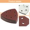 Professional Grade 90mm Triangular Sanding Disc 6 Hole Sander Pack of 20
