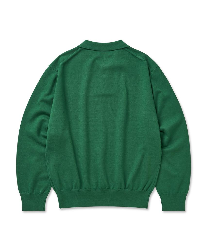 CUZNELLO Soft Collar Knit_Green